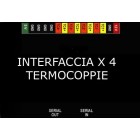 Interfaccia di acquisizione 4 termocoppie TCK e temperatura aria