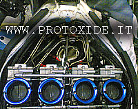 Yamaha R1 con impianto a protossido