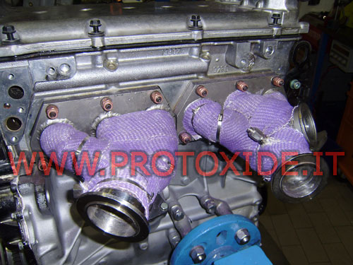 collettori turbo inox benda termica 