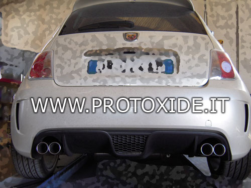 scarico per 500 abarth doppio