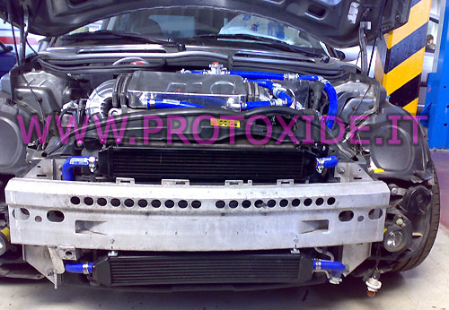 intercooler aria acqua minicooper volumetrico