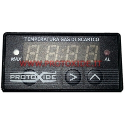 Kit misuratore temp. gas scarico -compatto- con memoria picco
